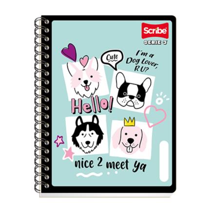 Scribe Professional Series III-D Spiral Notebook - Ruled, 100 Sheets