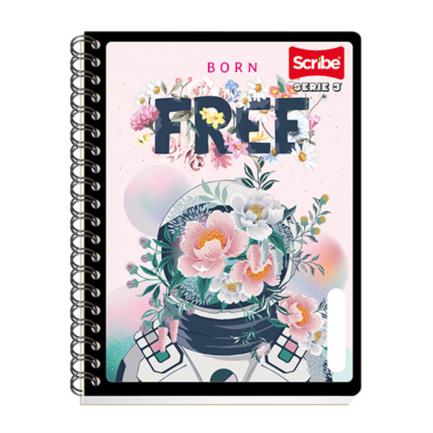 Scribe Professional Series III-D Spiral Notebook - Ruled, 100 Sheets