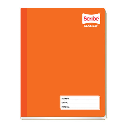 SCRIBE FRENCH NOTEBOOK DOUBLE RULED 100 SHEETS semi-rigid cover