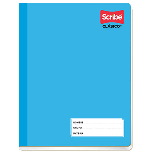 SCRIBE FRENCH BLANK NOTEBOOK 100 SHEETS semi-rigid cover
