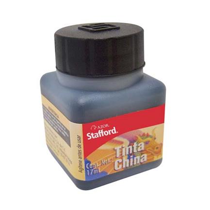 Stafford Black India Ink 17ml Pack of 10 Bottles
