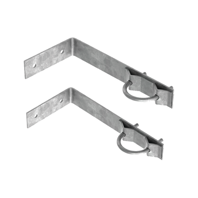 Juego de 2 Herrajes de Pared para Sujeción de Mástil (1-1/4" a 2")