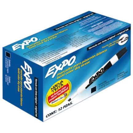 Sanford Expo 83001 Black Chisel Tip Dry Erase Marker