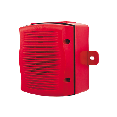 Bocina para Exterior, Montaje en Pared, Color Rojo