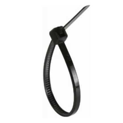 BAG OF 100 BLACK STEREN CABLE TIES 3.6X150MM