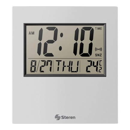 Reloj Digital de Escritorio Steren c/Termometro