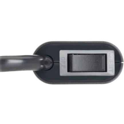 Steren 1.7m 15A 6-Outlet Power Strip with American/European Sockets 70J Black