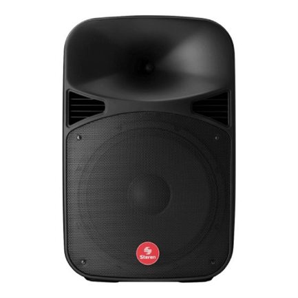 Bafle Steren Profesional PMPO 15" Bluetooth 2800W Color Negro
