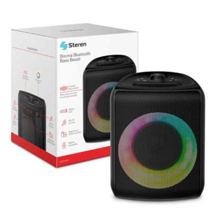 Bocina Bluetooth Steren con Bass Boost