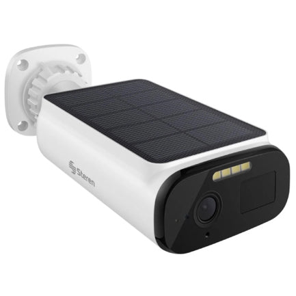 Cámara Steren Fija con Panel Solar 4MP/VGA 1440p 20FPS 100° IP66 para Exterior