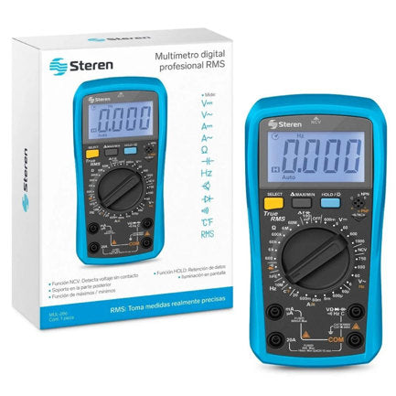 MULTIMETRO STEREN DIGITAL RMS CON NVC