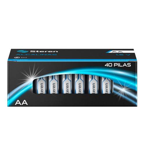 40 STEREN AA ALKALINE BATTERIES 1.5V