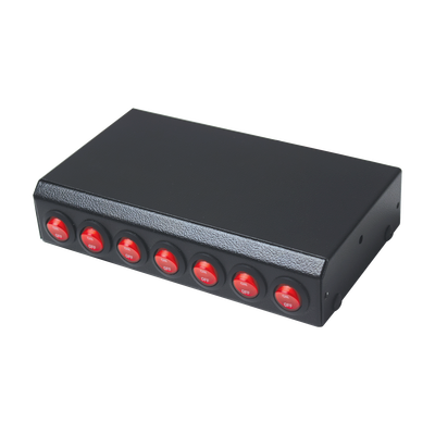 Switchera con 7 interruptores para barra de luces