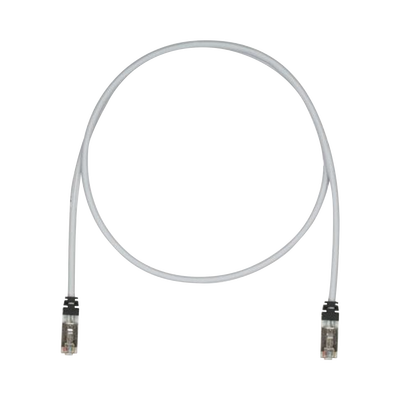Patch Cord Cat6A, Blindado S/FTP, CM/LS0H, 2.13 Metros (7 Pies), Color Gris