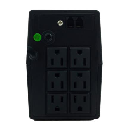 UPS Smartbitt Smart Interactive NB750 750VA/375 Watts 6 Outlets RJ-11 Telephone Line Protection