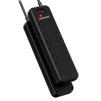 Smartbitt SBSS-B12-5U 12-Outlet 5-USB Port Surge Protector