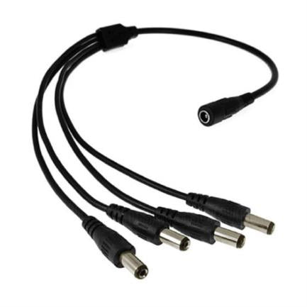 Saxxon PSUWB07 Octopus Type Power Splitter 4 Male 2.1mm Connectors 1 Female Connector
