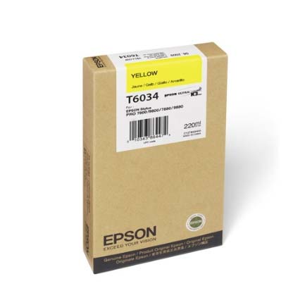 Epson Stylus Pro 7800/7880/9800/9880 220ml Yellow Ink