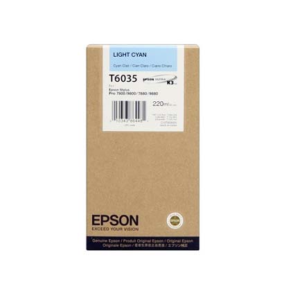 Epson Stylus Pro 7800/7880/9800/9880 220ml Light Cyan Ink