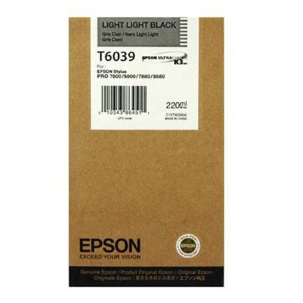 Epson Stylus Pro 7800/7880/9800/9880 220ml Light Black Ink