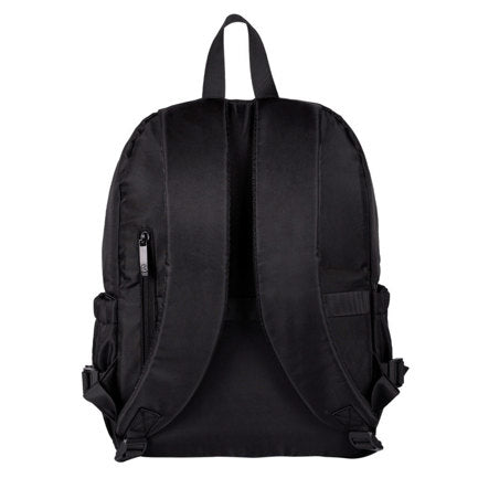Mochila TechZone Lite TZLBP13 15.6 Poliester 420 D Twill Color Negro Laterales Ajustables