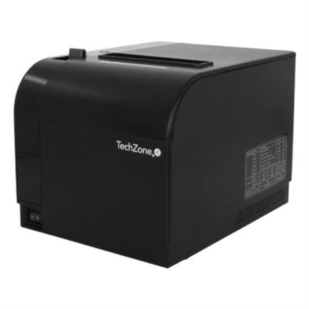 Impresora Térmica TechZone TZBE301 80mm Vel 300mm/s 203dpi USB/Serial/RJ45/RJ11 Cortador Automático 1 Año Garantía