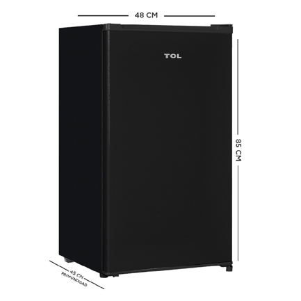 Frigobar TCL 3.2ft3 control manual de temperatura y deshielo manual