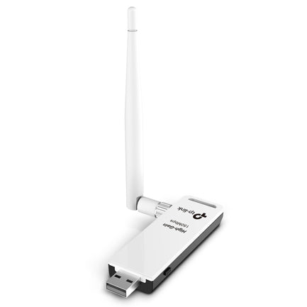 Adaptador Wi-Fi USB TP-Link TL-WN722N N150 150Mbps 2.4GHz Antena Desmontable 4dBi