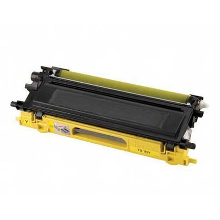 Tóner Brother TN115Y Alto Rendimiento 4000 Páginas MFC9000/HL4000 Color Amarillo