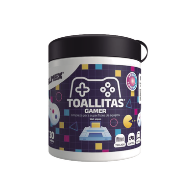 Toallitas Gamers, Excelente Opción Para Gamers Que Buscan Mantener Sus Consolas y Accesorios en Perfecto Estado, Libres de Suciedad y Protegidos Contra Bacterias