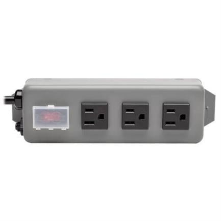 Tripp Lite Waber Industrial Power Strip 3 Outlets 2.74m NEMA 5-15P Plug Switch Protector