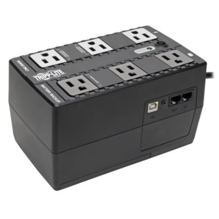 UPS Tripp Lite Standby 350VA 210W 6 NEMA 5-15R Outlets 120V 50Hz/60Hz 5-15P Plug