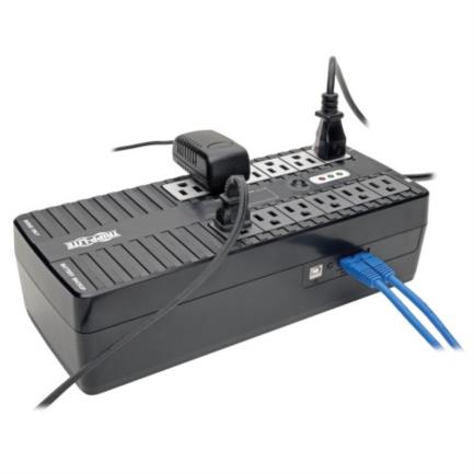 UPS TRIPP LITE 750VA 12 OUTLETS 6 BATTERIES RJ11