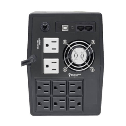 UPS Tripp Lite 1200VA 600W Interactive with 8 Outlets AVR 120V 50Hz / 60Hz LCD USB Tower