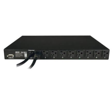 Tripp Lite Single-Phase Switched PDU with Automatic Transfer Switch, 1.9kW, 15-20P/5-20P Inputs, 120V, 16 Outlets