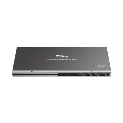MATRICIAL 4 x 4 / 4 Entradas y 4 Salidas en HDMI /  4K × 2K @ 60Hz / 18Gbps / HDMI 2.0 / HDCP 2.2 / 3D / Conmutación por Botón, RS232 o Control Remoto / IDEAL PARA CENTROS DE MONITOREO, COMPARACION Y ANALISIS.