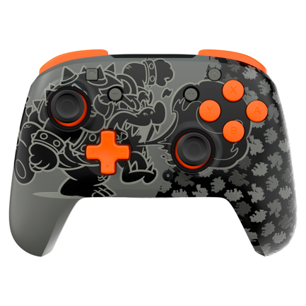 Turtle Beach Rematch Blackout Bowser Wireless Game Controller for Nintendo Switch