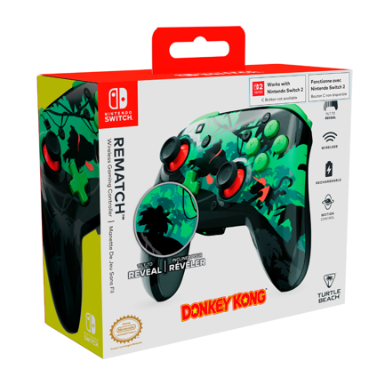 Turtle Beach Rematch Donkey Kong Wireless Game Controller for Nintendo Switch