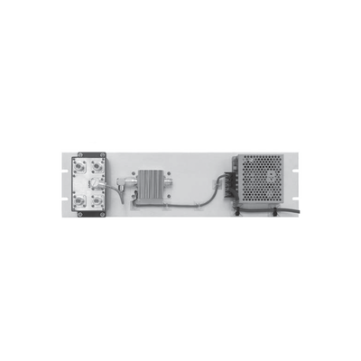 Multiacoplador de 400-512 MHz, 4 Salidas, 40 MHz y 0-18 dB de Ganancia.