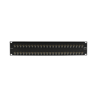 Patch Panel Ultramax. UTP, Precargado con Jacks Cat5e, 48 Puertos, Plano, 2U