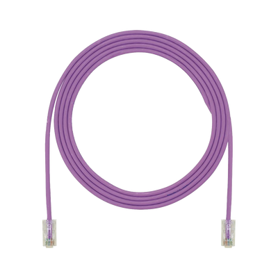 Cable de Parcheo UTP, Cat6A, 24 AWG, CM, Color Violeta, 3.05 Metros (10 Pies)