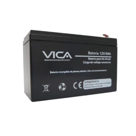 Vica Replacement Battery 12V/9AH Lead-Acid Maintenance-Free