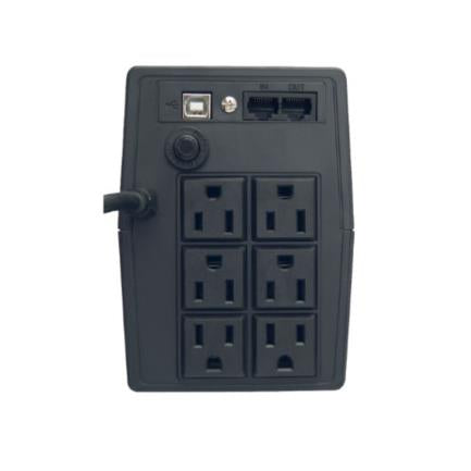 UPS Vica Óptima 750 750VA/360W 6 NEMA 5-15R 2 Regulated And 4 Backed 3 Year Warranty