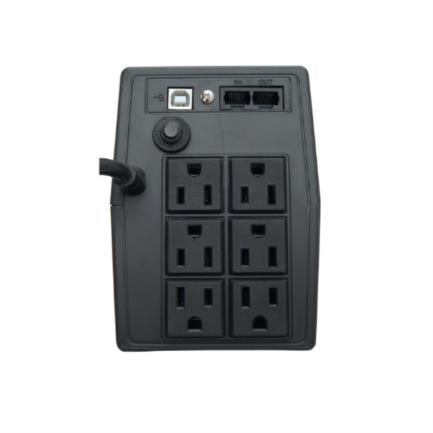 UPS Vica Óptima 1000 1000VA/500W 6 NEMA 5-15R (2 Regulated and 4 Backup) 3 Year WTY