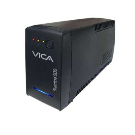 UPS Vica Stamina 500 Integrated Regulator 500VA/300W 8 Outlets LED Visual Indicators