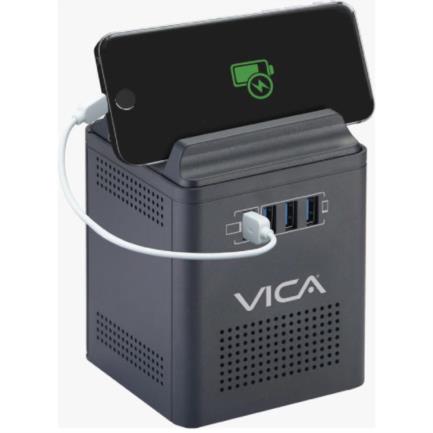Vica Connect 800 Regulator 800VA/400W 4 Fast Charging USB Ports 3 Year Warranty