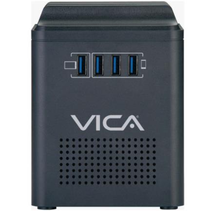 Vica Connect 800 Regulator 800VA/400W 4 Fast Charging USB Ports 3 Year Warranty