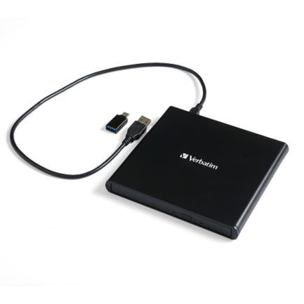 VERBATIM External CD-DVD Burner/Reader - Black