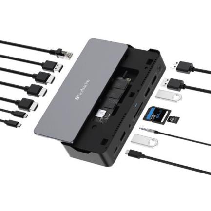 VERBATIM Docking (SSD Enclosure) USB-C Pro 15-in-1