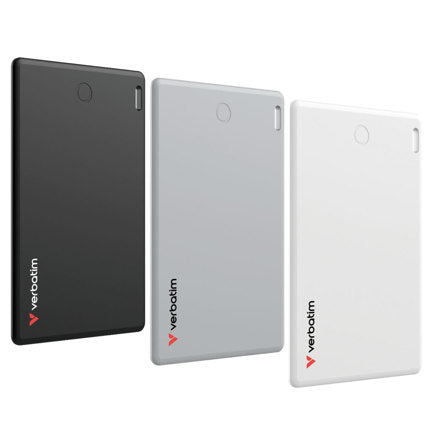 Verbatim My Finder Bluetooth Card 3-pack Black Gray and White